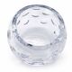 Crystal vase signed Christofle – Bubbled model – 16 cm – Perfect condition