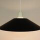 Rare black Combi Lamperne series pendant lamp by Per Iversen for Louis Poulsen