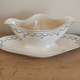 Saucière ancienne Longwy Violetta
