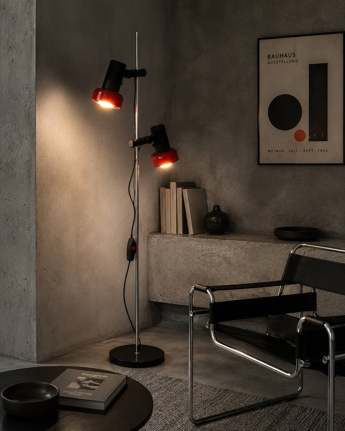 Vintage floor lamp, 1970s