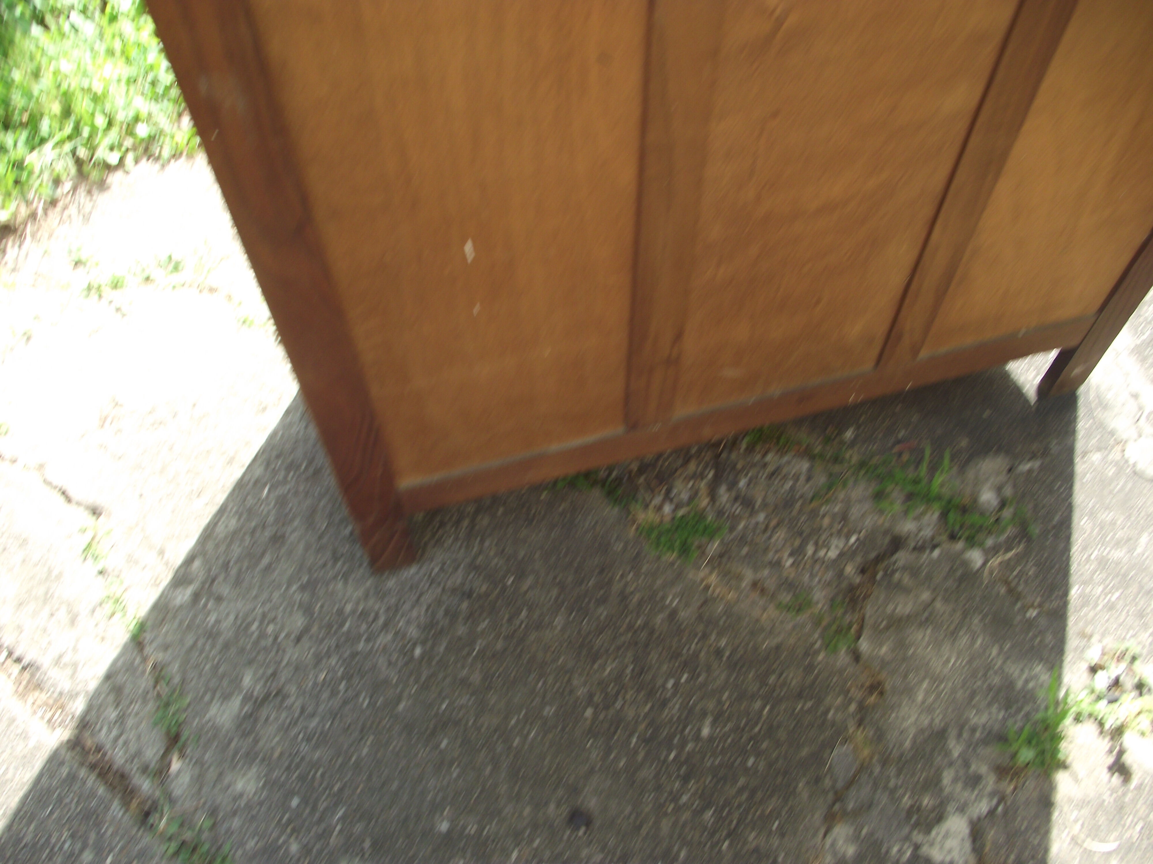 Glass cabinet art deco period library in oak