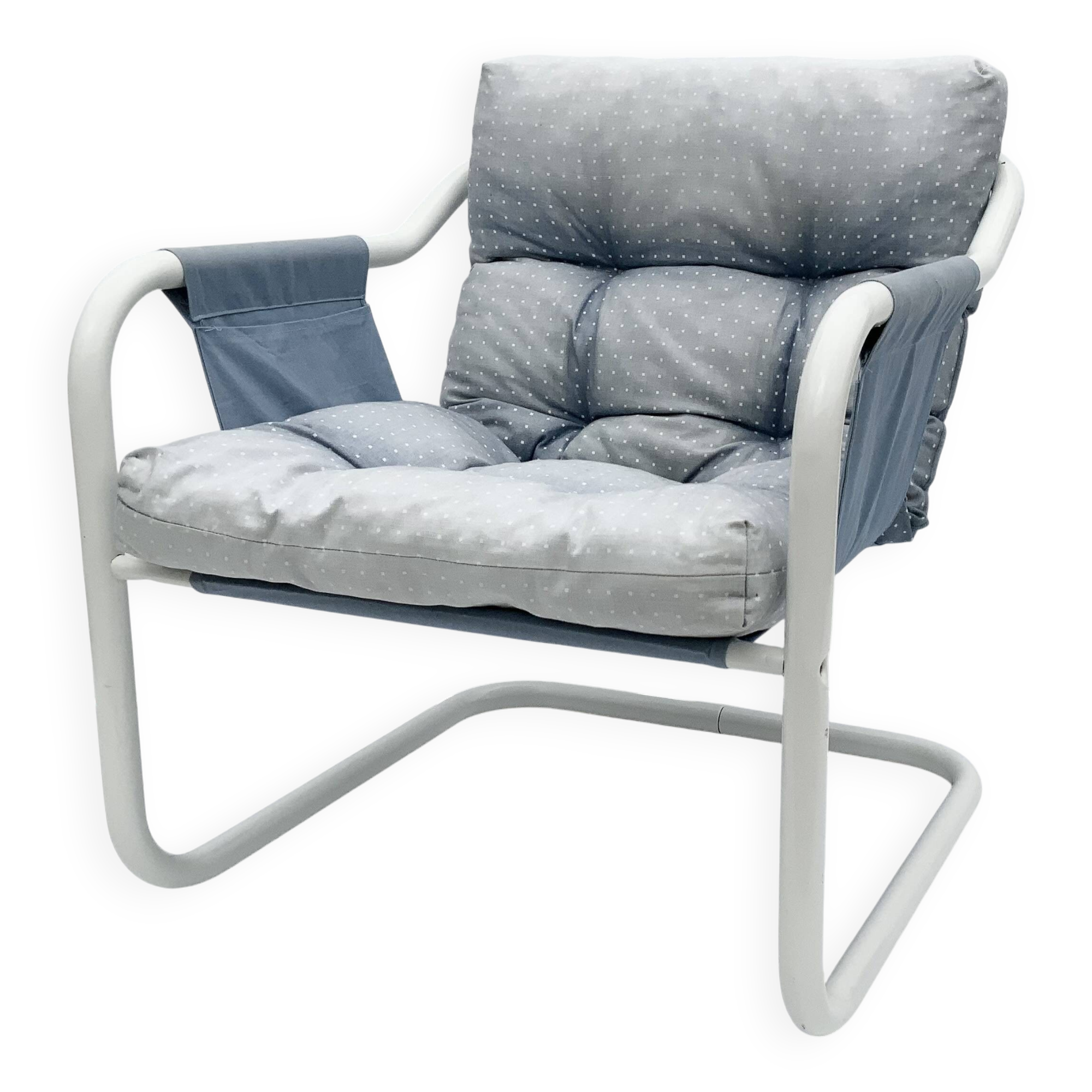 Vintage Tubular Mio Armchair 1970s