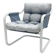 Vintage Tubular Mio Armchair 1970s