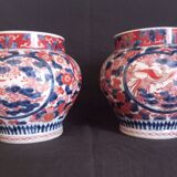 Pair of Imari Japan vases late 19th early 20th