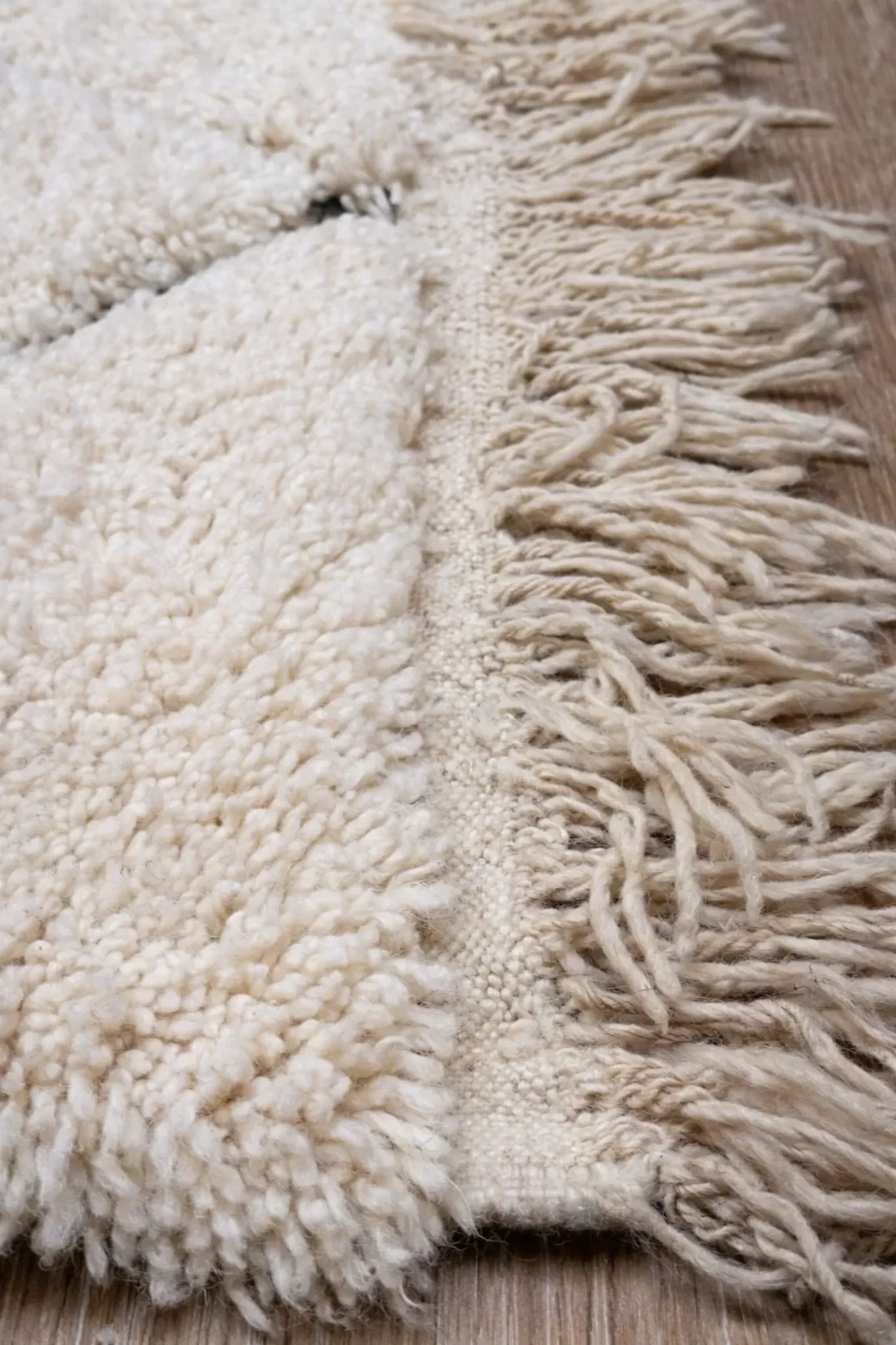 Tapis berbère épais en laine – Diamant