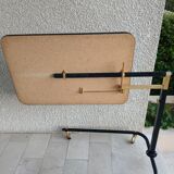 Adjustable rolling table in formica – Italian design by Damato – 1970s