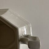 Neo Classic Greek Revival Octagonal Beaded English Earthenware Centerpiece