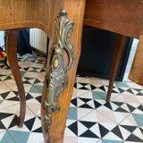 Marquetry table style louis XV