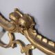 LARGE EARLY 20TH CENTURY WALL MIRROR IN GILDED WOOD IN BAROQUE STYLE