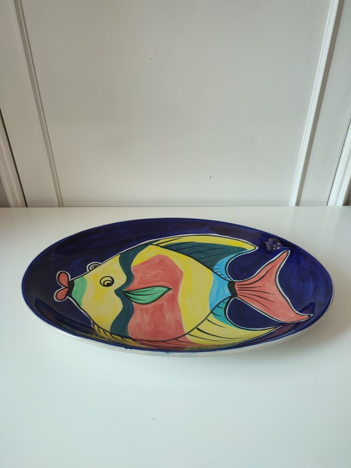 Plat ceramique poisson