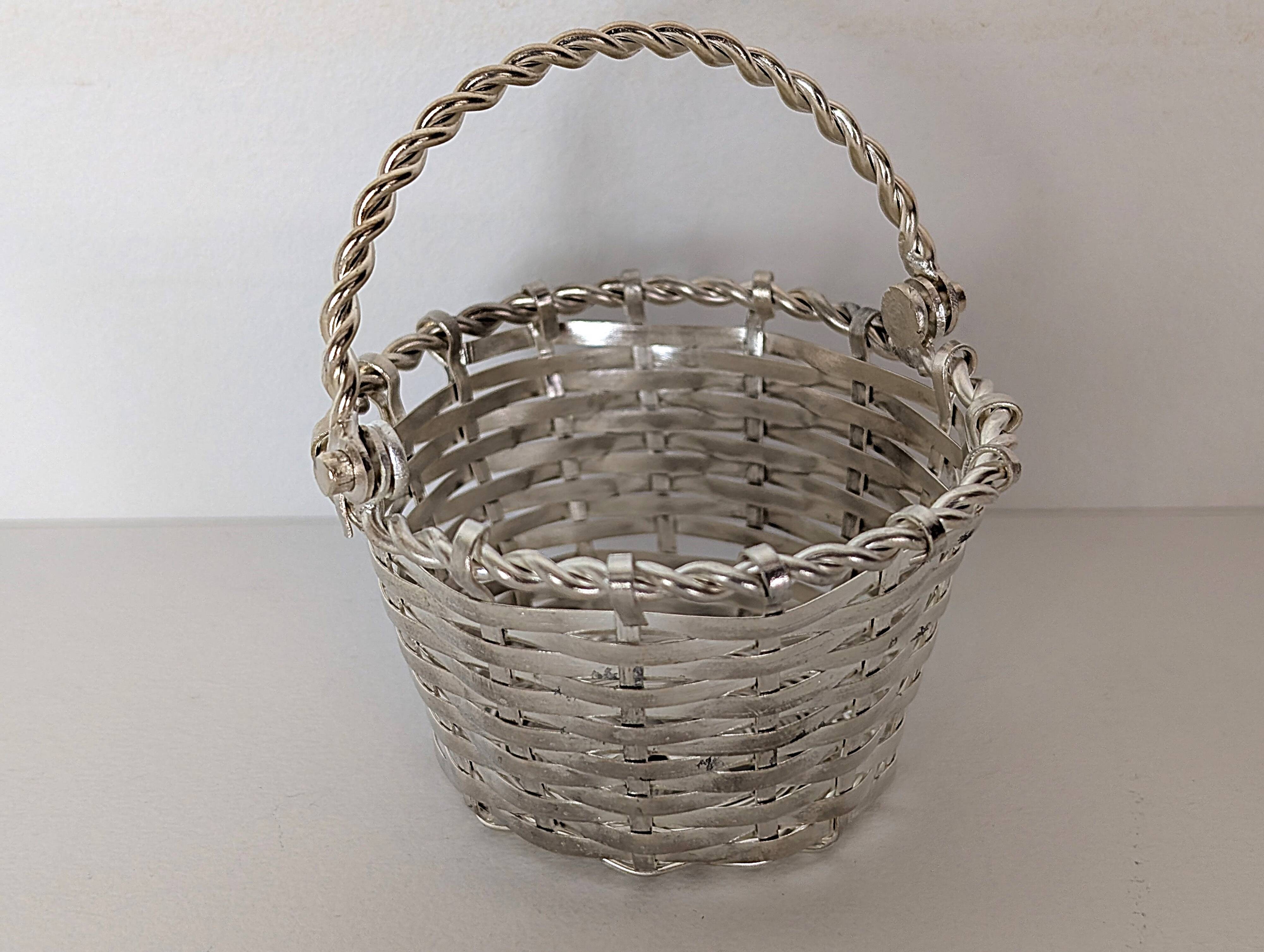 12 silver metal place markers