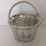 12 silver metal place markers