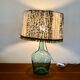 Lady-jeanne lamp and wool lampshade