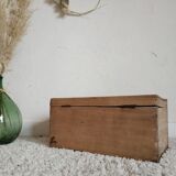 Old raw wooden box