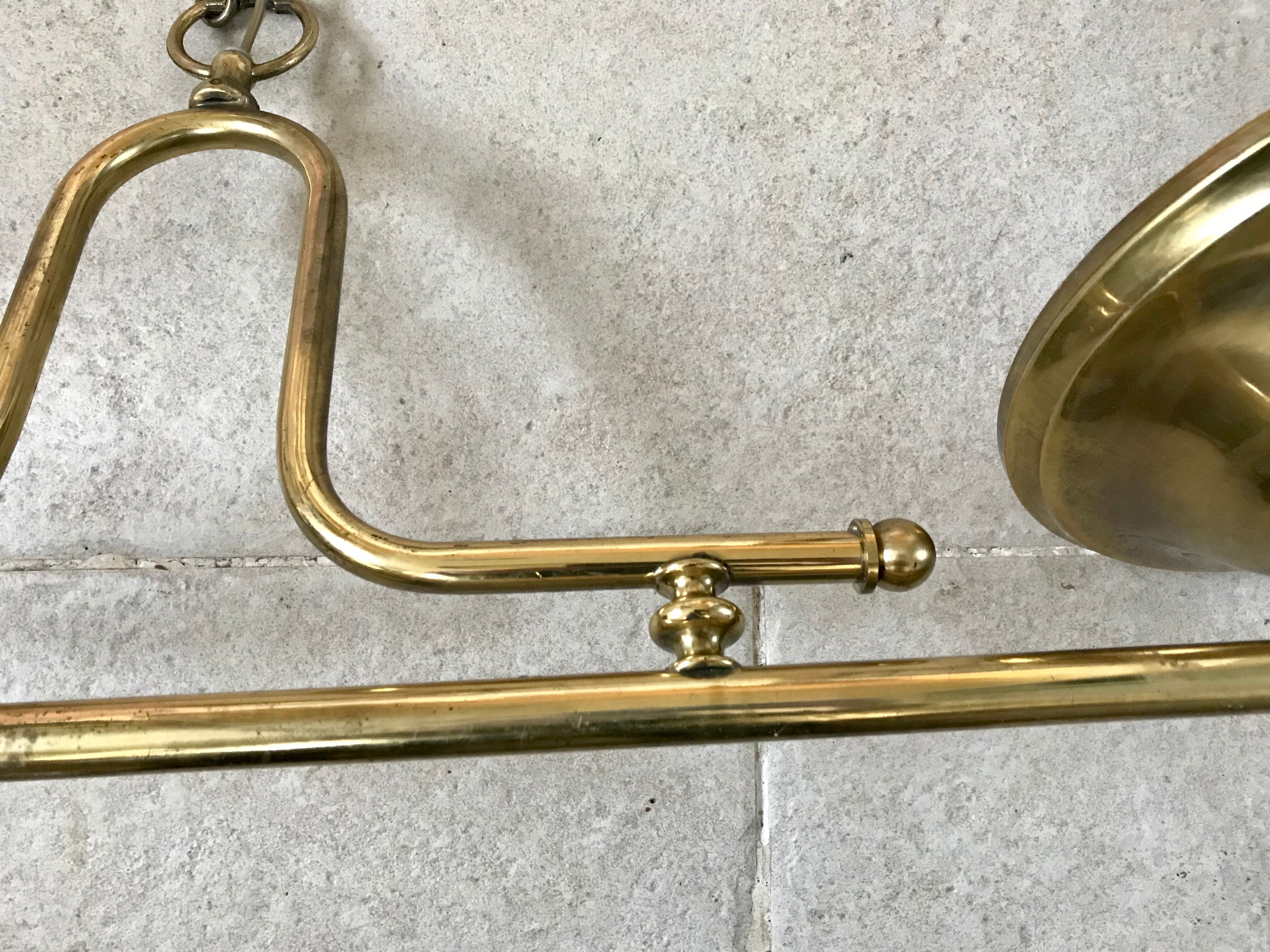 Vintage brass plafon