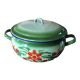 Soupière en tôle émaillée