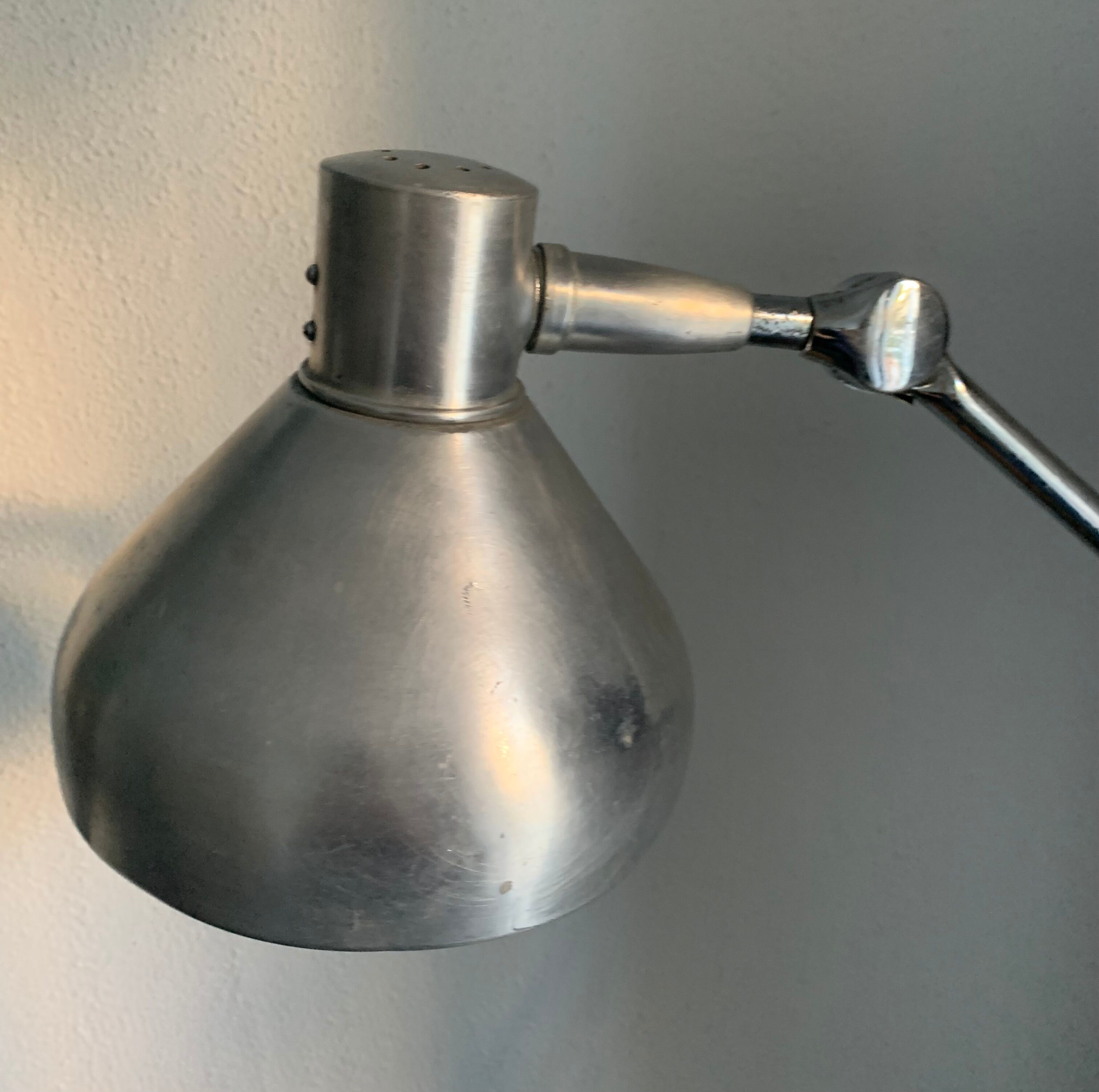 Vintage lamp 1950 industrial factory Jumo 820 - 75cm