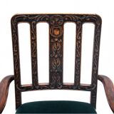 Chippendale style armchair, circa 1900. After renovation.
