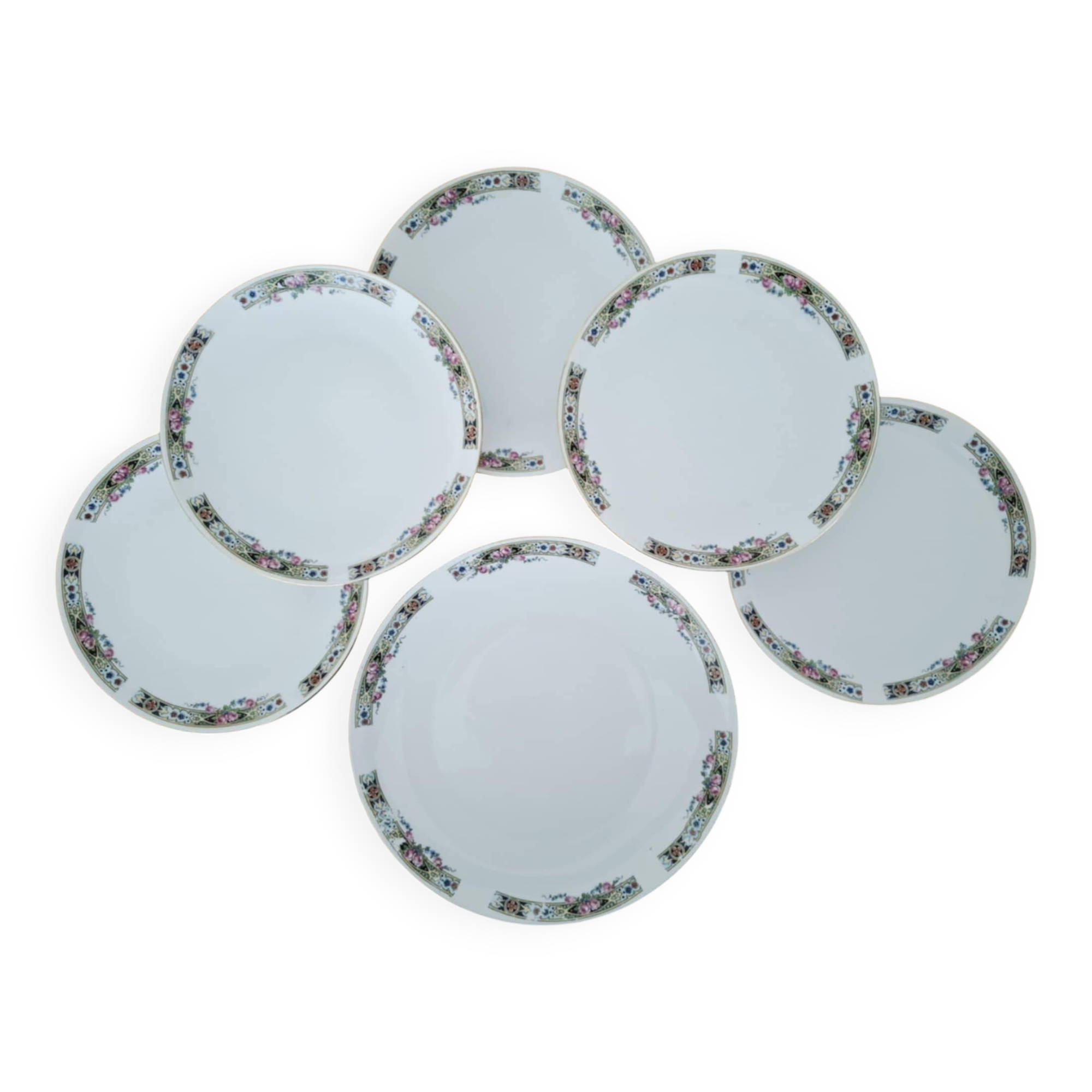 A Bavarian Porcelain Dessert Service
