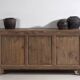 Antique oriental three-door sideboard (circa 1900)