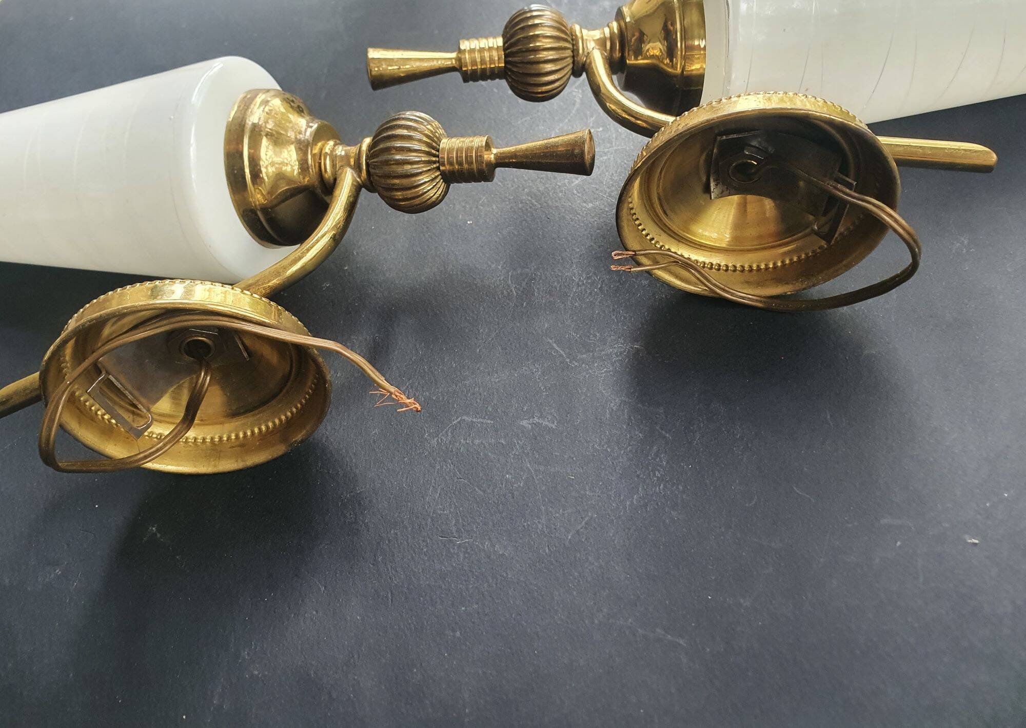 Pair of vintage 1960s wall sconces