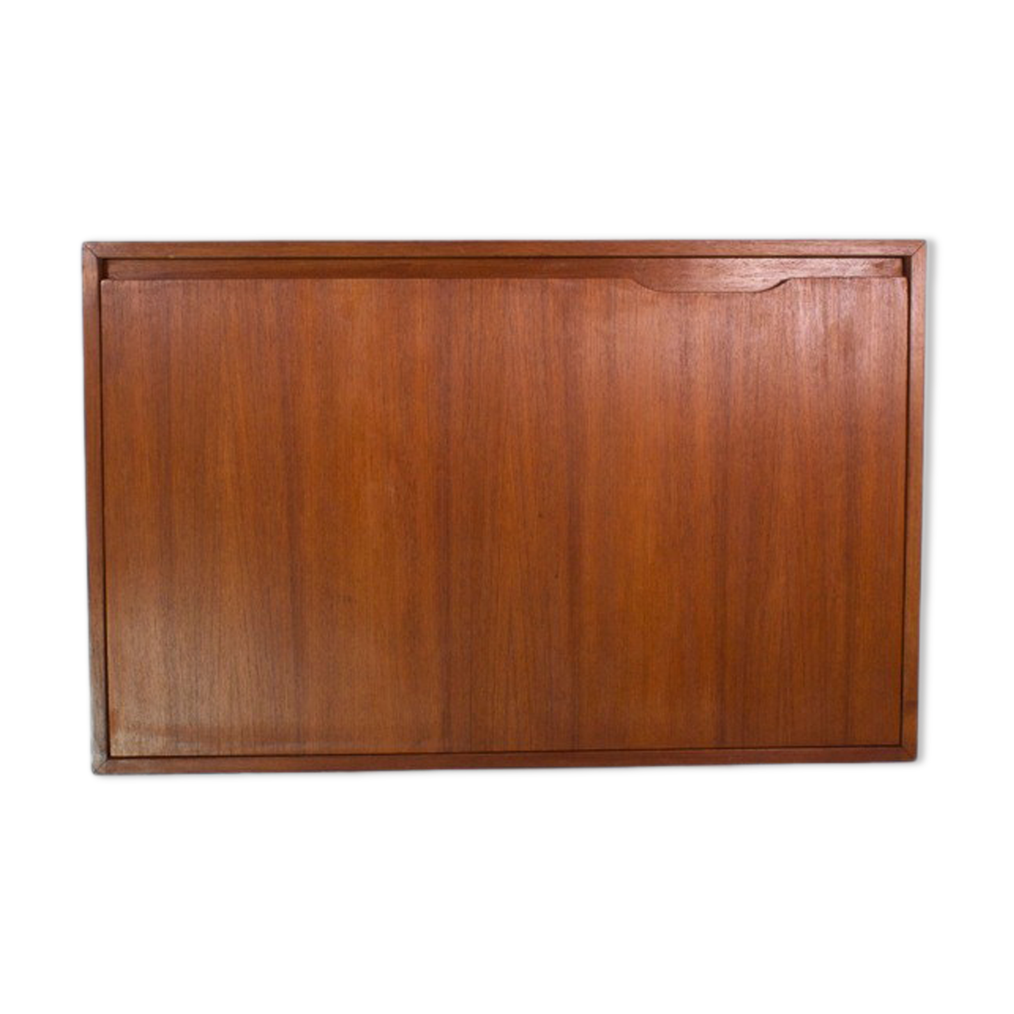 1960 teak wall desk, vintage secretary