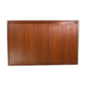 1960 teak wall desk, vintage secretary