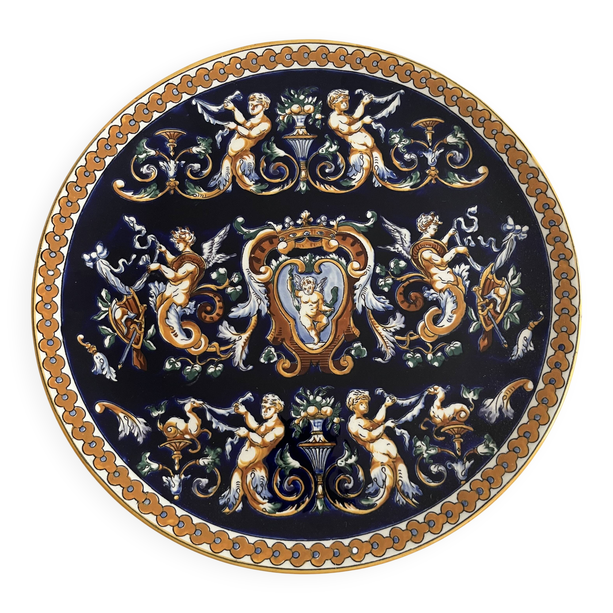 Large Renaissance Plate Gien