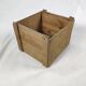 Small wooden transport crate
