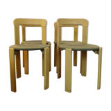 Set of 4 Vintage chairs by Bruno Rey for Dietiker, 1970s