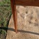Table bureau bois brut