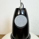 ndustrial Soviet White Enamel Pendant Lamp, 1960s