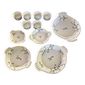 Service de table vintage - motif