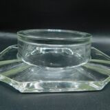 Thick glass ashtray from the 1920s - Octagon