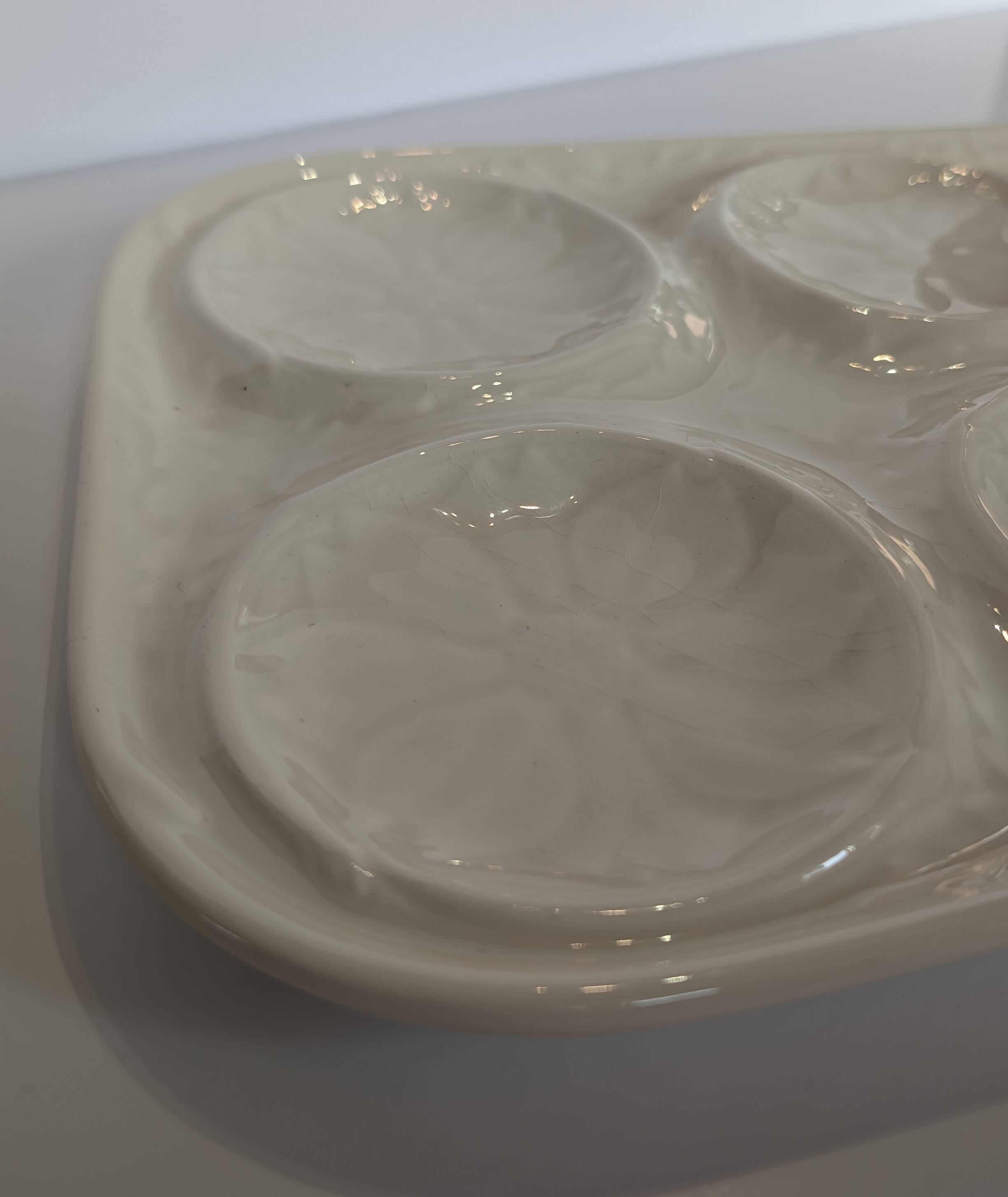 Service white artichokes Gien