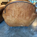 Leather club armchairs