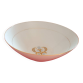 Bavaria hollow dish. Annabel White model, gold edging. Central motif.