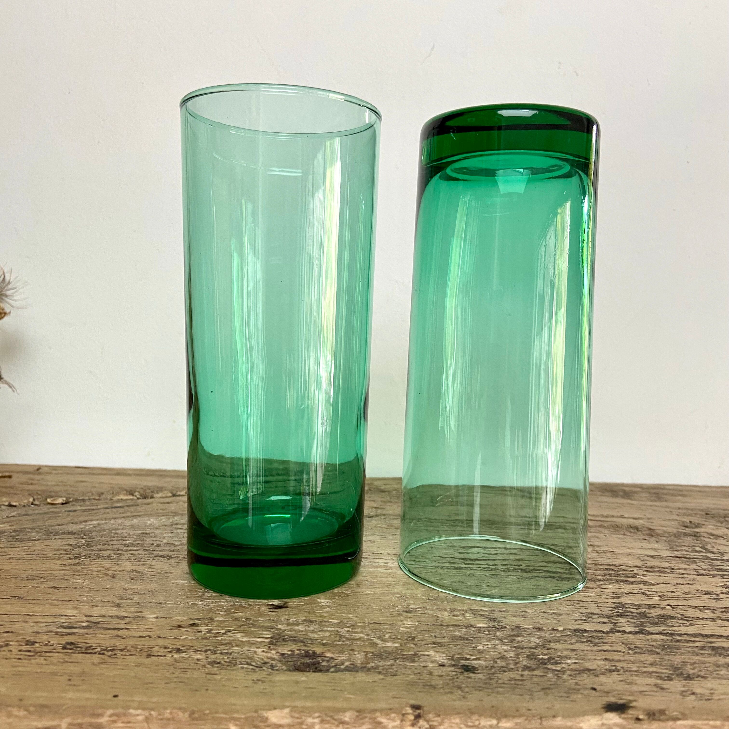 6 vintage luminarc France “long drink” glasses