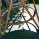 Small table in vintage rattan 1960