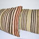 Lumbar cushion cover rayé kilim, set of 2