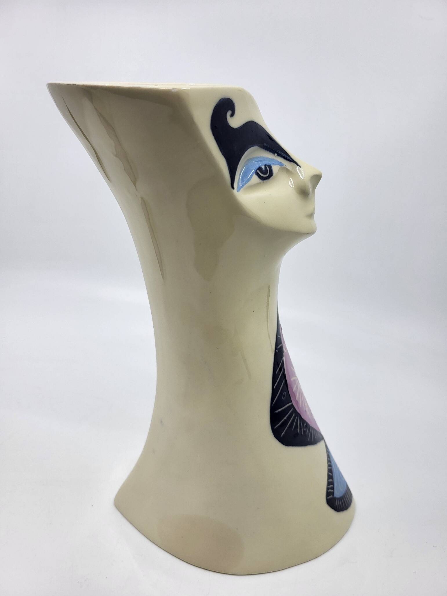 Pair of anthropomorphic vases Gabrielle Mackiewicz French 1970
