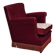 1970s, Danish armchair, furniture velour, ash wood legs.
