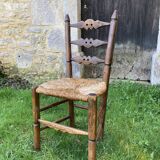 Brutalist mulched chair