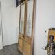 Pair of engraved glass doors from the early 20th century.