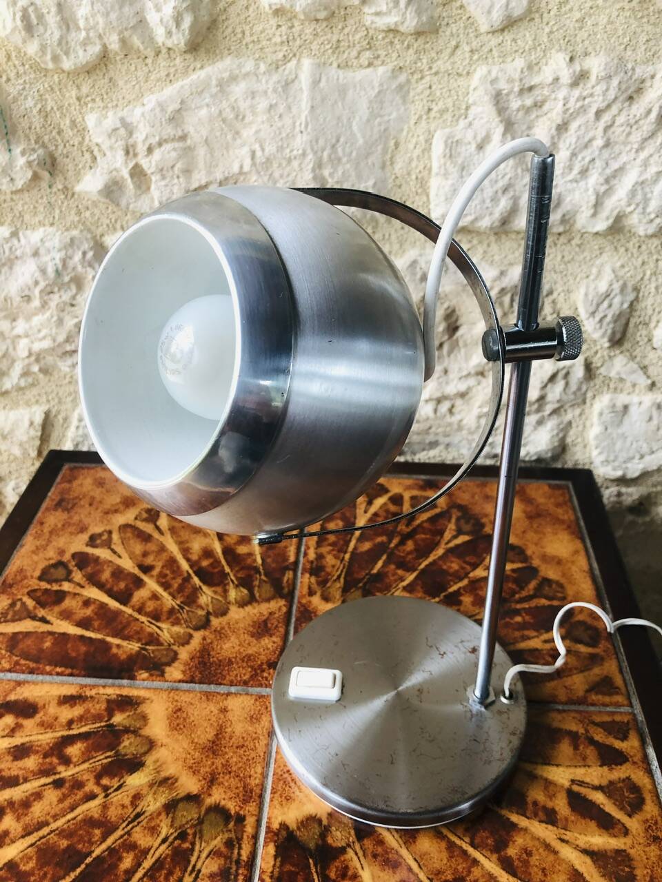 Vintage eyeball table lamp circa 1970s