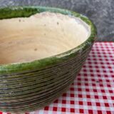 Old glazed pot cover