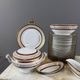 Limoges porcelain table service Leclaire, 42 pieces, 20th century