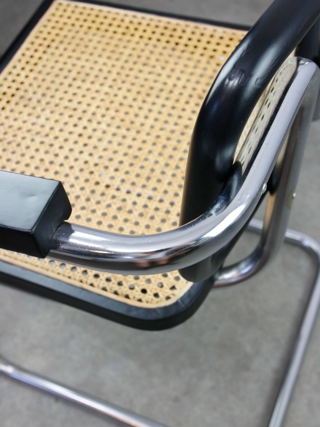Vintage Cesca B64 armchair by Marcel Breuer
