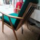 Pair of boomerang armchairs Thonet