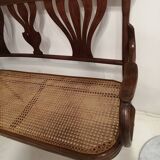 Bent wood bench